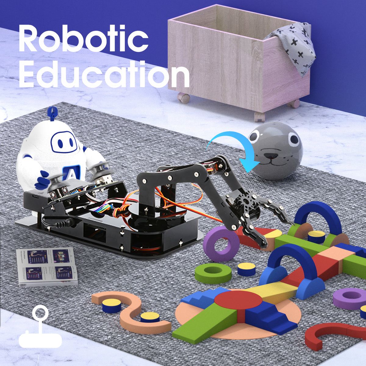 ACEBOTT QD022 ESP32 Programmable Robot Arm Kit for Arduino - ACEBOTT