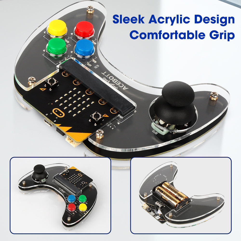 Learn Programming Controller Kit ACEBOTT QD026 Wireless Controller for Micro:bit Kits, Programming Lear