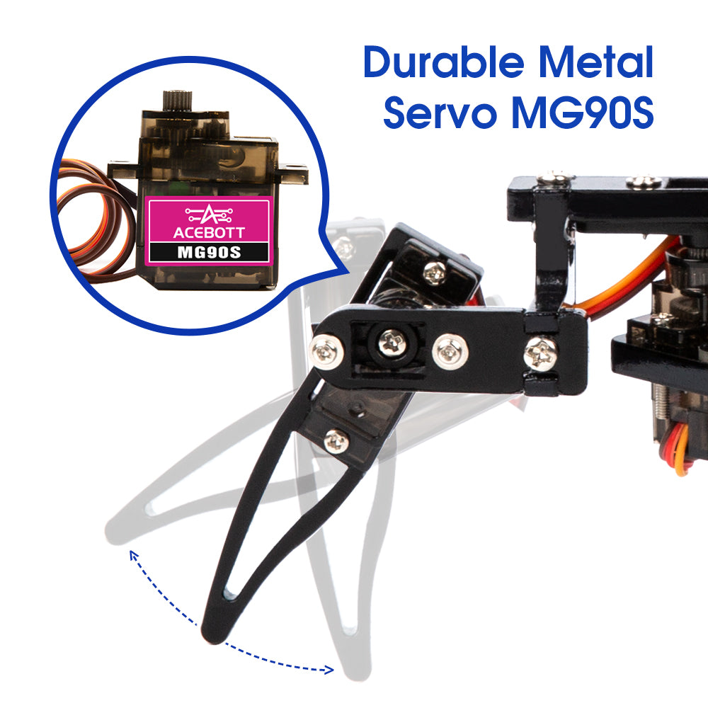 ACEBOTT QD020 ESP8266 Quadruped Bionic Spider Robot kit with