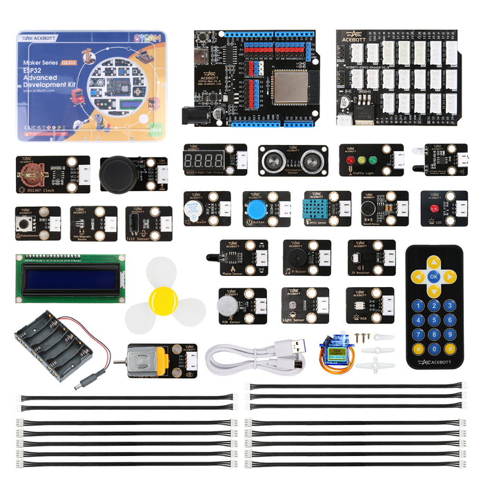 QE202 ESP32 Advanced Development Kit (26-in-1)
